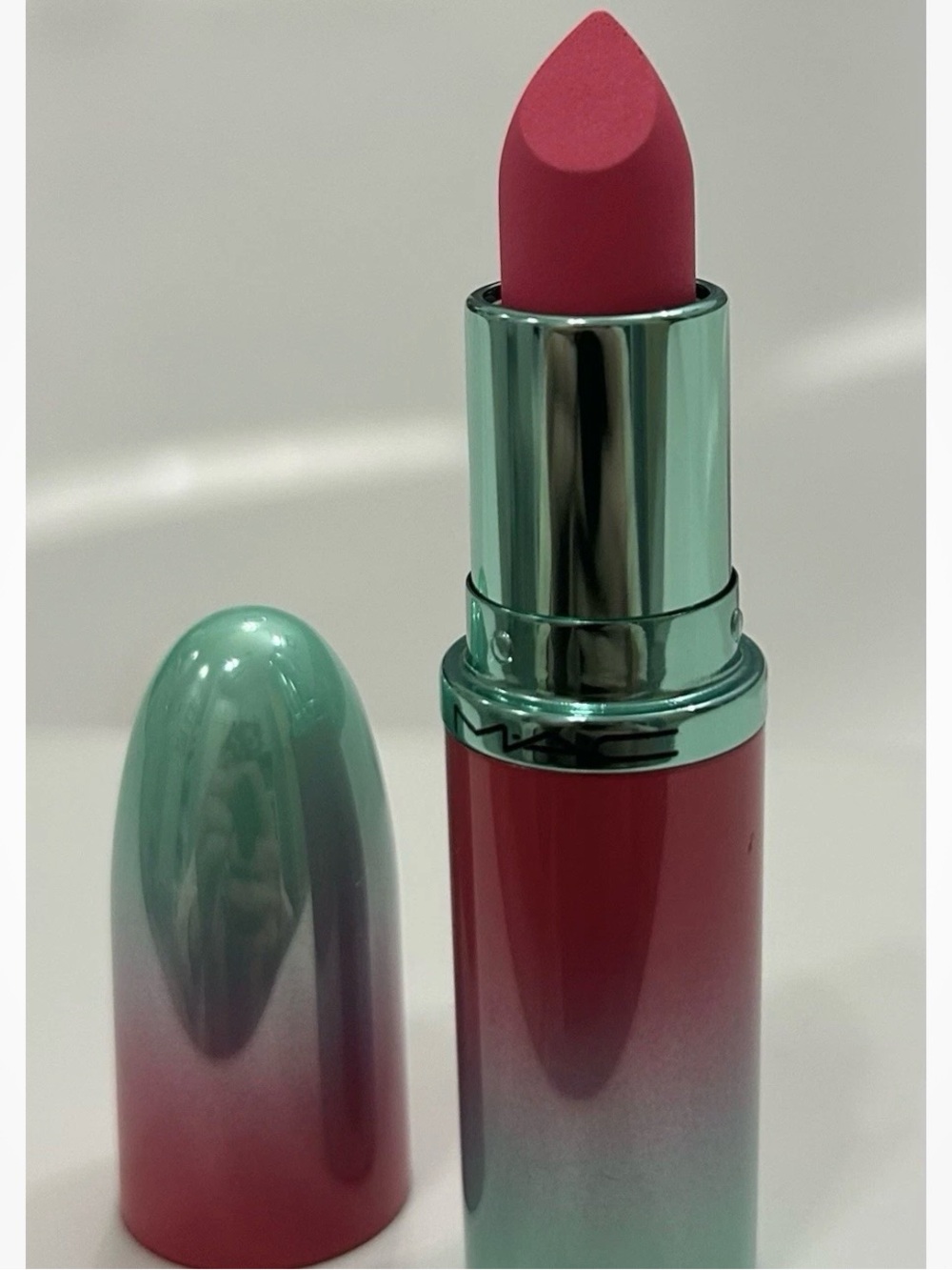 MAC Candy Yum Yum Lipstick 601 Macximal Matte Finish Bright Pink Maximalist Fun